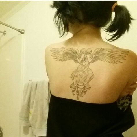 Twin  Goddesses  Teresa  and  Clare  - claymore Claymore Manga Tattoo, Claymore Anime Tattoo, Claymore Tattoo, Claymore Clare, Claymore Teresa, Clare Claymore, Aquarius Symbol Tattoo, Swag Tattoo, Blade Tattoo