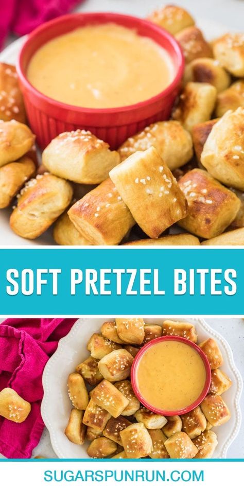 Soft Pretzel Bites - Sugar Spun Run Savory Pretzels, Homemade Soft Pretzel Bites, Soft Pretzel Bites, Sugar Spun Run, Baking Soda Water, Homemade Pretzels, Homemade Soft Pretzels, Soft Pretzel, Pretzels Recipe