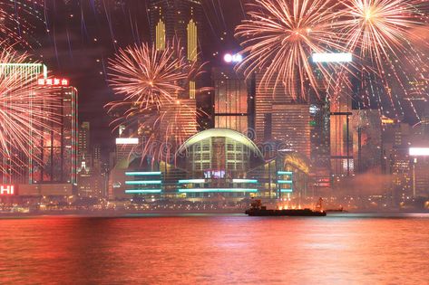 Fireworks celebrating the chinese new year in Hong Kong. HONG KONG - FEBRUARY 09 , #sponsored, #year, #Hong, #Kong, #Fireworks, #celebrating #ad New Dheli, Hong Kong New Year, Chinese New Year Fireworks, Hongkong Night, Fireworks Images, Fireworks Festival Japan, Fireworks In Japan, Merchandise Design, Chinese New Year