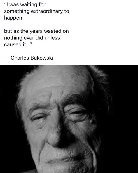 Poetic Outlaws on Instagram: “🖤⏳🖤 . . . #charlesbukowski #poeticoutlaws” Poetry Art, Literature Quotes, Charles Bukowski, Bukowski, Amazing Quotes, True Quotes, Quotes To Live By, Einstein, Literature