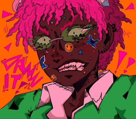 Black Saiki K Cosplay, Black Saiki K, Saiki Fanart, Characters With Pink Hair, Fendi Art, Black Characters, Black Anime Characters, Paper Drawing, Funky Art