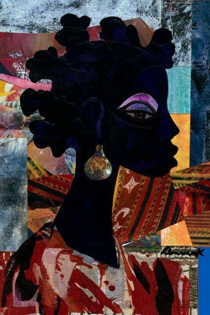 Black Women Art! Fashion Prints Art Wall Decor, Black Surrealism, African Vibes, Black Folk Art, Heritage Art, African American Artwork, Painted Portraits, African Ancestry, African Artwork