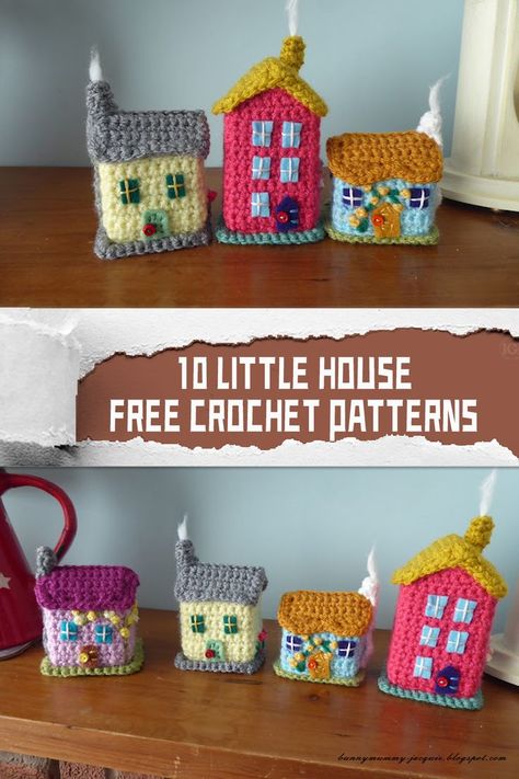 These Little House creations transcend their physical form, becoming symbols of the joy that crochet brings into our lives #freecrochetpatterns Crochet Mini Doll Free Pattern, Crochet Containers, Easy Crochet Basket Pattern, Free Form Crochet, Scrap Crochet, Crochet Hand Warmers, Crochet Pot Holders Free Pattern, Crochet Fairy, Yarn Craft