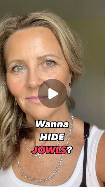 Hiding Sagging Jowls, How To Hide Saggy Jowls With Makeup, Make Up To Hide Jowls, Tighten Jowls Sagging Skin, Contouring For Jowls, Makeup For Jowls, Contouring Jowls Makeup Tips, Contour For Jowls, How To Contour Jowls