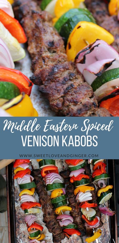 Venison Kabobs, Lamb Kofta, Corned Beef Brisket, Deer Meat, Kabob Recipes, Wild Game Recipes, Venison Recipes, Persian Food, European Food