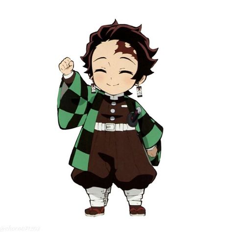 Tanjiro Cute Chibi, Tanjiro Chibi Official Art, Demos Layers, Tanjiro Cute, Baby Tanjiro, Chibi Kny, Assassin's Creed Black, Turkey Sandwich, Anime Butterfly