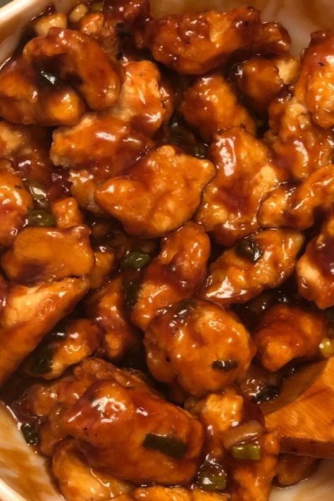 General Tso Chicken Allrecipes, General Tao Sauce Recipes, General Tao Sauce, Tao Chicken Recipe, General Tso Chicken Easy, General Tao Chicken, Poulet General Tao, Chinese General, Mango Float