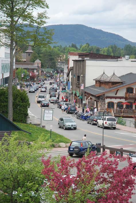 Lake Placid, NY. I fell in love with this town last year. What a great place to shop, eat, watch Olympians prepare, and take in the views! Lake Placid New York, Lake Placid Ny, Lake George Village, Amazing Places To Visit, Summer Vacation Spots, Romantic Cruise, Lakefront Property, Lake Placid, Lake George