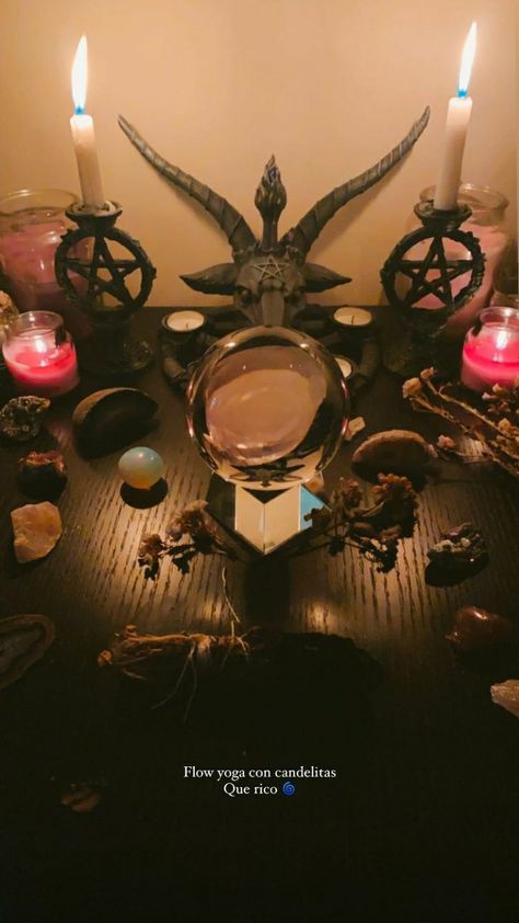 Lucifer Altar Ideas, Baphomet Altar, Lucifer Altar, Theistic Satanism, Satanic Bible, Laveyan Satanism, The Satanic Bible, Personal Altar, Goddess Aesthetic