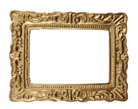 Empty Picture Frames, Gold Picture Frame, 50th Anniversary Party, Resin Frame, Gold Frames, Gold Picture Frames, Room Box, Bedroom Accessories, Dolls House