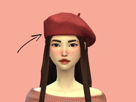 I really adore this hat (even though it's a hidden item), and i had to make this beautiful recolor! Feel free to use it! I think it works for men as well!  Found in TSR Category 'Sims 4 Female Hats' Shaved Eyebrows, Cc Hats, Cloche Hats, Vintage Fashion 1950s, Sims 4 Mm Cc, Mad Hatter Hats, Sims 4 Mm, Sims 4 Cc Packs, Sims Hair