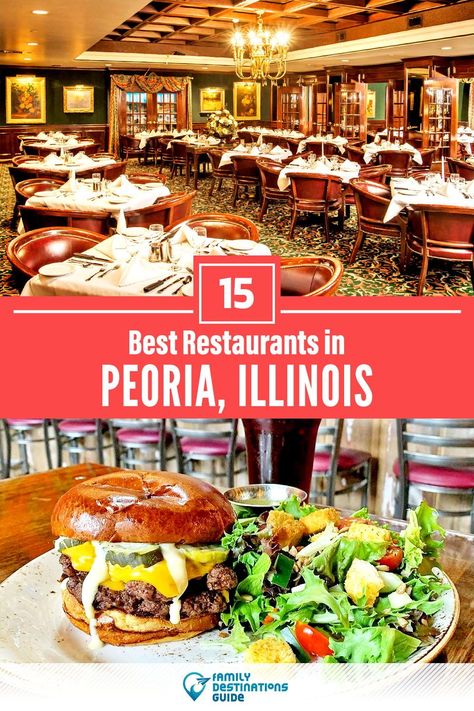 Want to see the best restaurants in Peoria, IL? We’re FamilyDestinationsGuide, and we’re here to help: From incredible brunch spots and amazing places to eat dinner, to local foodie spots and hidden gems, discover the BEST Peoria restaurants - so you get memories that last a lifetime! #peoria #peoriarestaurants #restaurantsinpeoria #bestrestaurantsinpeoria #placestoeatpeoria Galena Illinois, Peoria Illinois, Brunch Places, Springfield Illinois, Park Restaurant, Family Destinations, Brunch Spots, Oak Park, Food Places