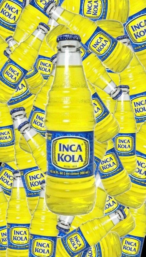 Fondo de pantalla inca kola Inka Kola, Inca Kola, Collage Background, Dasani Bottle, Plastic Water Bottle, Water Bottle