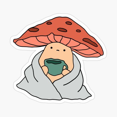 Mood Sticker, Agenda Stickers, Sketchbook Cover, Cute Mushroom, Animal Doodles, Sticker Cute, Cute Frogs, New Sticker, Illustration Sketches