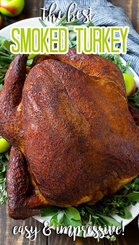 Smoked Turkey Recipes Thanksgiving, Turkey Shepherds Pie Recipe, Smoked Turkey Rub, Smoked Whole Turkey, Turkey Rub Recipes, Best Christmas Dinner Recipes, Best Thanksgiving Turkey Recipe, Whole Turkey Recipes, Smoked Turkey Recipes