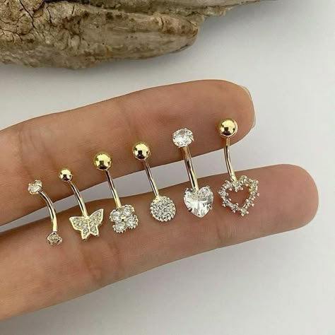 Navle Piercing, Belly Button Piercing Cute, Cute Belly Rings, Bellybutton Piercings, Belly Button Piercing Jewelry, Belly Piercing Jewelry, Belly Piercing Ring, Cool Ear Piercings, Pretty Ear Piercings