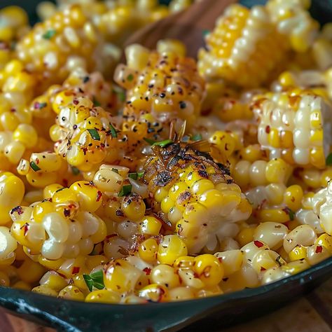 Honey Butter Skillet Corn Corn Dinner Ideas, Corn With Honey And Cream Cheese, Honey Skillet Corn Recipe, Honey Butter Skillet Corn Recipe, Honey Butter Corn Skillet, Honey Buttered Skillet Corn, Honey Butter Creamy Skillet Corn, Corn Cooked In A Skillet With Honey And Butter., Honey Butter Skillet Corn