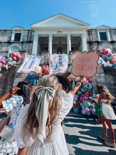 Gphi Bid Day Themes, In Full Bloom Bid Day, Full Bloom Bid Day, Colorful Bid Day Theme, The Future Is Phi Bid Day, Party Like It’s Your Bid Day, Sorority Recruitment Themes, Recruitment Themes, Sorority Bid Day