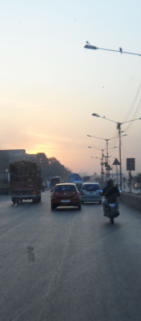 Sunrise on the Mumbai Pune highway Indian Highway, Sunrise City, Mumbai City, Indian Street, Pune, Diwali, Mumbai, Street Photography, India