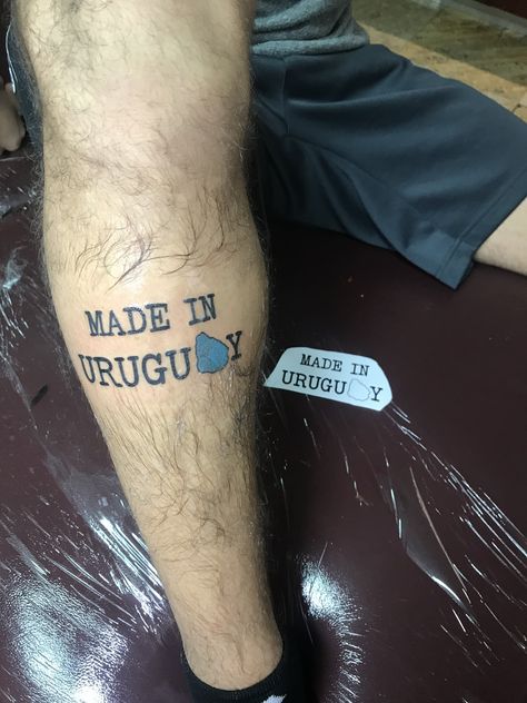 Made in Uruguay Tattoo Argentine Tattoo Ideas, Uruguay Tattoo Ideas, Uruguay Tattoo, Uruguay Football, Soccer Tattoos, Uruguay Travel, Uruguay Football Team, Ancient Tattoo, Jesus Fish Tattoo