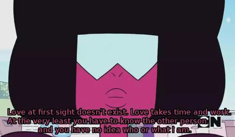 Steven Universe Quotes, Su Characters, Love Takes Time, Garnet Steven, Pearl And Steven, Garnet Steven Universe, Greg Universe, Universe Quotes, We Are The Crystal Gems