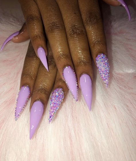 Unghie Nail Art, Purple Acrylic Nails, Stiletto Nail Art, Stiletto Nails Designs, Gel Nail Designs, Birthday Nails, Coffin Nails Designs, Fire Nails, Nails Toes