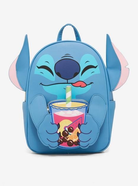 Her Universe Disney Lilo & Stitch Boba Figural Mini Backpack | Hot Topic Stitch Boba, Lilo And Stitch Toys, Stitch Room, Stitch Merchandise, Lilo And Stitch Characters, Stitch Items, Disney Bags Backpacks, Stitch Things, Lilo And Stitch Merchandise