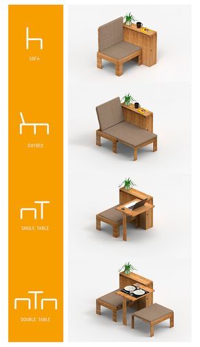 Multifunctional Balcony, Multifunctional Furniture Design, Transformable Furniture, Balcony Sofa, Foldable Furniture, Transforming Furniture, Convertible Furniture, Multipurpose Furniture, Innovative Furniture