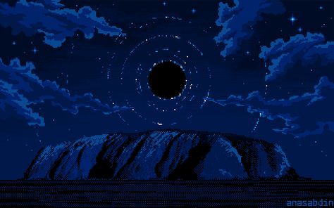 Pixel Art Landscape, Pixel Art Background, Arte 8 Bits, 8bit Art, Cool Pixel Art, Amazing Gifs, Banner Gif, Pixel Art Design, Wow Art