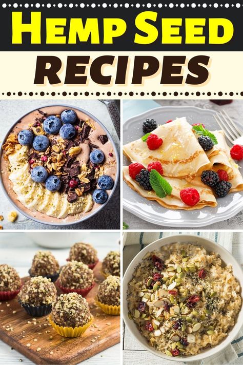 If you need healthy, wholesome foods to make at home, then look no further than these hemp seed recipes. They're quick, tasty, and crazy-easy to recreate. Hemp Heart Recipes, Hemp Hearts Recipes, Simple Clean Meals, Hemp Seed Recipes, Veggie Dip, Hemp Seeds, Good Healthy Recipes, Wholesome Food, Pudding Recipes