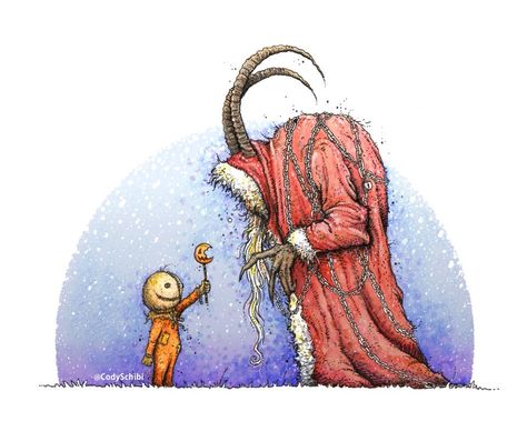 Krampus Movie, Sam Trick R Treat, Christmas Horror, Creepy Christmas, Trick R Treat, Dark Christmas, Horror Icons, Foto Art, Halloween Horror