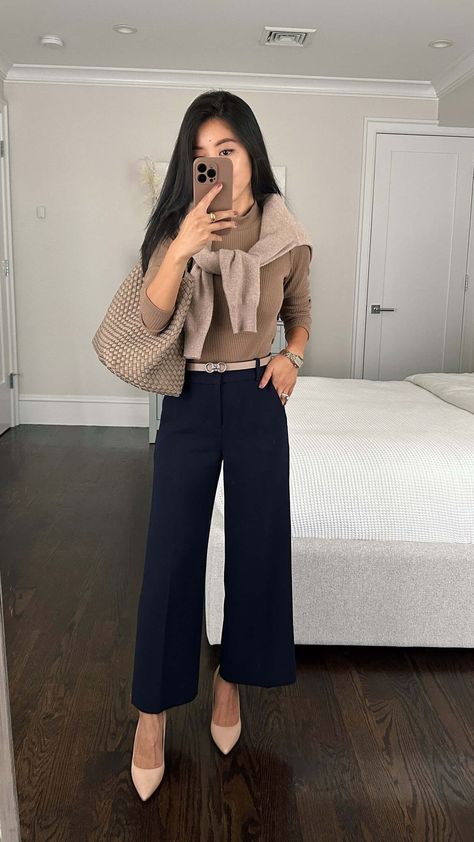 💼 Discover new ideas with 20+ Classy Business Outfits! Perfect for Corporate Outfits and Elegant Classy Outfits that every Corporate Baddie will love. Office Dresses For Women to complete your Stylish Work Attire. 🌞 #PinterestInspo #OfficeFashion Ladylike Outfits Casual, Work Outfits Women Real Estate, Real Estate Agent Wardrobe, Real Estate Agent Aesthetic Outfits, Real Estate Agent Aesthetic Women Outfit, Summer Realtor Outfits, Leasing Agent Outfit, Baddie Work Outfits, Wide Leg Pants Outfit Dressy