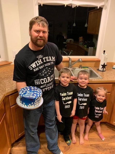 The party didn't officially start until dad got his cake. Vasectomy Party, 3rd Baby Announcement, Amazon Kitchen Gadgets, Rms Beauty, Swim Team, Cooking Gadgets, Amazon Kitchen, Lotion Bars, Baby Steps