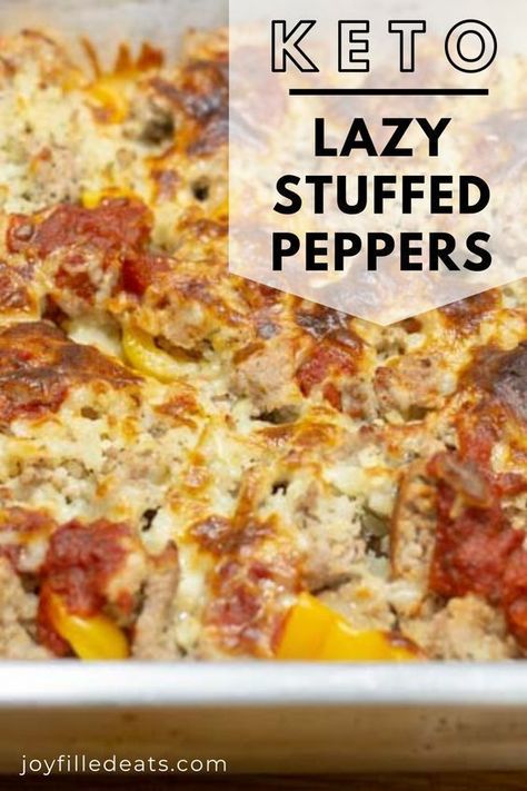 Lazy Stuffed Peppers, Easy Casserole Recipe, Casserole Ideas, Ketogenic Meals, Low Carb Stuffed Peppers, Keto Vegetables, Pepper Casserole, Keto Stuffed Peppers, Easy Stuffed Peppers