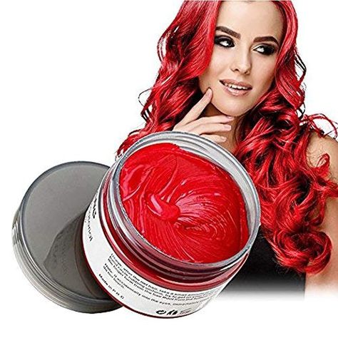 Red Hair Wax, Hair Color Wax, Natural Red Hair, Cream Hair, Harley Quinn Costume, Hair Pomade, Styling Hair, Hair Wax, Hair Cream