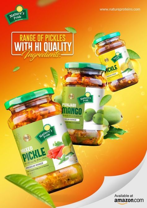 Pickle Poster, Advertisement Ideas, Butterfly Food, Poster Design Ideas, Spices Packaging, Hot And Spicy, Homemade Pickles, Creative Advertising Design, Food Advertising