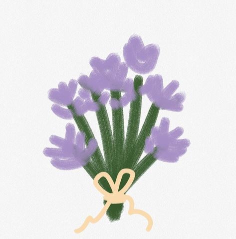 Iphone Wallpaper Nasa, Cute Flower Drawing, Tulip Drawing, Purple Flowers Wallpaper, Dinosaur Wallpaper, Hippie Painting, Digi Scrapbooking, Flower Icons, Phone Aesthetic