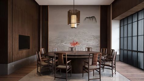 JG Phoenix references Tang dynasty architecture in Shantou restaurant Tang Dynasty Architecture, Japanese Dining Room, Restaurant Pictures, Timber Screens, Vip Room, Wooden Ceilings, Space Planning, Dining Room Design, Home Fashion