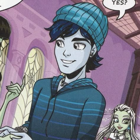 billy in one of the monster high comics, art by kellee riley ! :) Monster High Boys, Blind Girl, Arte Monster High, Monster High Pictures, Moster High, Monster High Art, Monster High Characters, High Art, Monster High Dolls