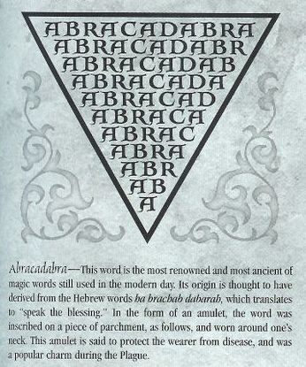 Abracadabra Abracadabra Meaning, Thelema Magick, The Kabbalah, Abdul Alhazred, Sacred Geometry Meanings, Kemetic Spirituality, Alchemic Symbols, Wiccan Symbols, Sacred Geometry Symbols