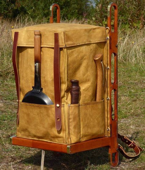 Backpacking Supplies, Homemade Backpack, Backpack Supplies, External Frame Backpack, Bushcraft Backpack, Bushcraft Kit, Bushcraft Gear, Campaign Furniture, Auto Retro