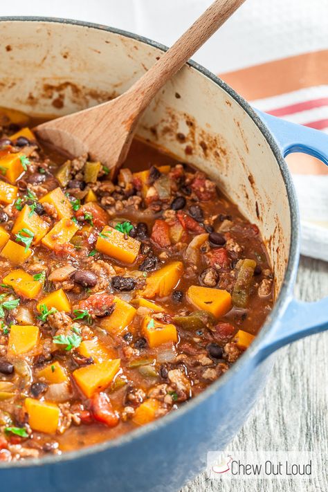 Chilli Meals, Best Butternut Squash Soup, Squash Chili, Healthy Butternut Squash, Butternut Squash Chili, Healthy Chili, Butternut Squash Recipes Soup, Butternut Squash Recipes, Soups Stews