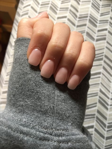 soft neutral pink over acrylics Mail Colors For Light Skin, Pale Nails Acrylic, Cute Light Colored Nails, Neutral Acrylic Nails Short, Soft Pink Gel Nails Short, Light Sheer Pink Nails, Light Pink Natural Nails Short, Neutral Toe Nail Colors, Sheer Soft Pink Nails