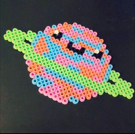 Cute Perler Beads, Alien Perler, Cute Perler, Planet Coaster, Dug Out, Pearl Beads Pattern, Easy Perler Beads Ideas, Fuse Bead Patterns, Fusion Beads