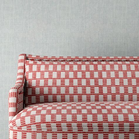 Beautiful fabrics and where to source them... – Style Your Spaces Studio Drawing, Geometric Upholstery, Linen Upholstery Fabric, Fabric Curtain, Fabric Pictures, Hand Drawn Pattern, Linen Upholstery, Large Sofa, Red Colour