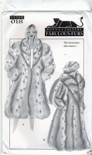 Sorry, this one has been sold. Gorgeous classic shawl collar coat in faux fur. This pattern is out of print and hard to find. Style 018 Sewing Pattern uncut Donna Salyers Fabulous (Faux) Furs Coat all misses' sizes included Fur Coat Pattern, Sewing Patterns Free Beginner, Shawl Collar Coat, Find Style, Long Fur Coat, Coat Pattern Sewing, Dress Art, Cute Coats, Diy Sewing Pattern