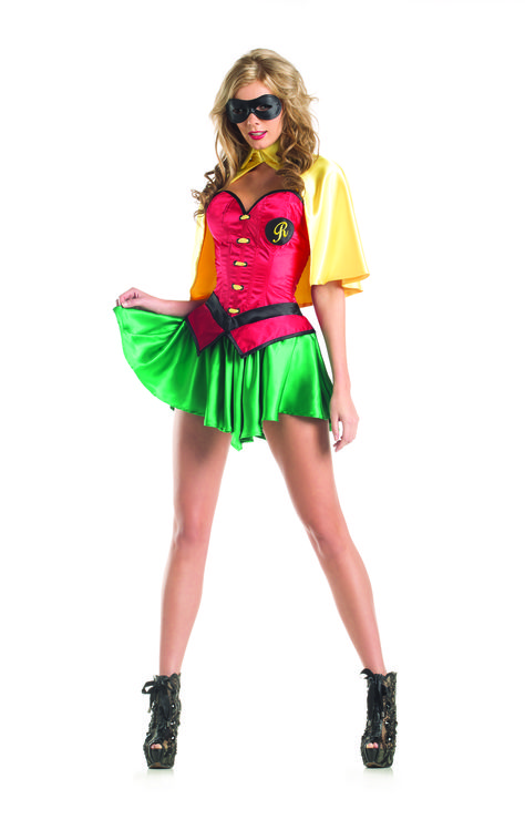 miss robin costume by be wicked. includes corset,skirt,cape,mask, and patch. available in sizes s/m, m/l and l/xl. Robin Halloween Costume, Robin Superhero, Diy Superhero Costume, Female Robin, Superhero Costumes Female, Superhero Halloween Costumes, Robin Costume, Quick Halloween Costumes, Robin Cosplay