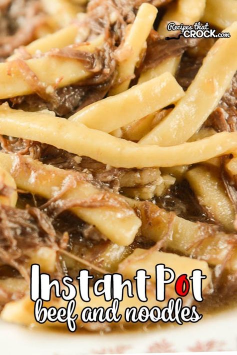 Instant Pot Beef And Noodles, Power Cooker Recipes, Pressure Cooker Beef, Instant Pots, Pressure Cooker Recipe, Ip Recipes, Pressure Cooking Recipes, Noodles Recipes, Beef Noodles