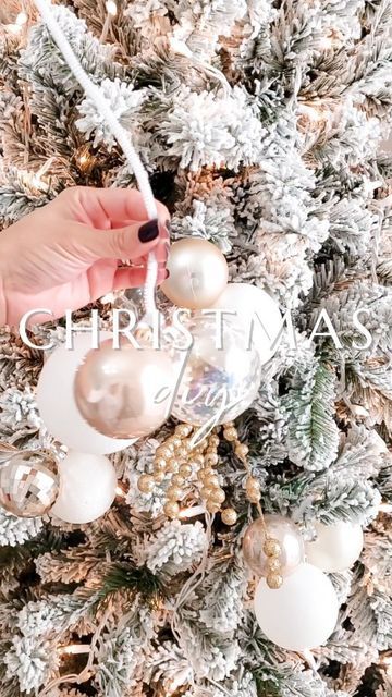 Christmas Ornaments Balls Ideas, Christmas Tree Ideas Cluster Ornaments, Adding Ornaments To Christmas Tree, Diy Letter Christmas Ornaments, How To Do Ornament Clusters, Hanging Ornaments On Christmas Tree, How To Bundle Ornaments, Christmas Ornament Ball Clusters, Clustered Christmas Balls