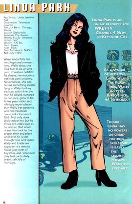 Linda Park (New Earth) - DC Database - Wikia Wally West Linda Park, Wally West X Linda Park, Linda Park Dc, The Flash Wally West, Linda Park, Fictional Women, Wally West, Justice League Unlimited, Ride The Lightning